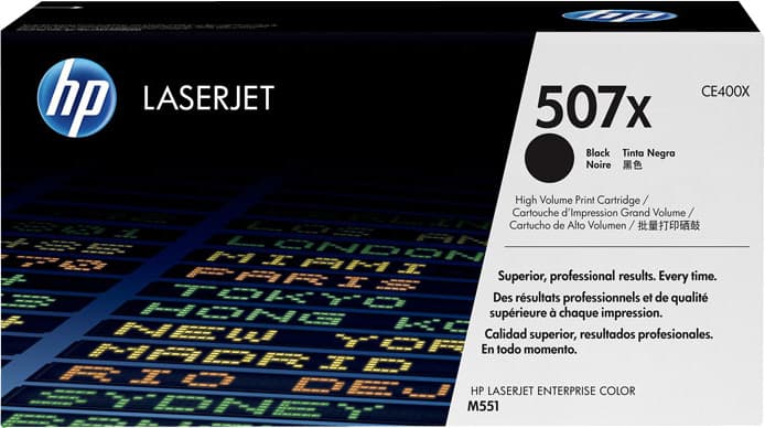 Toner laser HP CE400X noir 11 000 pages
